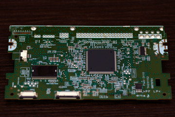 electronic components printed circuit board