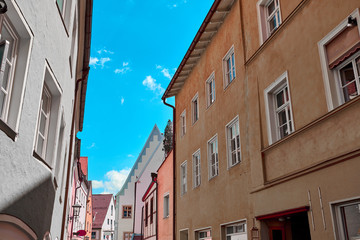 Fototapeta premium Architecture of Fussen, Germany