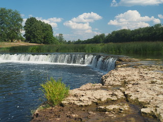 Wasserfall des Venta Flusses in Kuldiga, Ventas Rumba, 