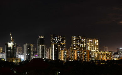 Urban City at Night