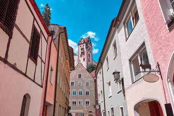 Architecture of Fussen, Germany