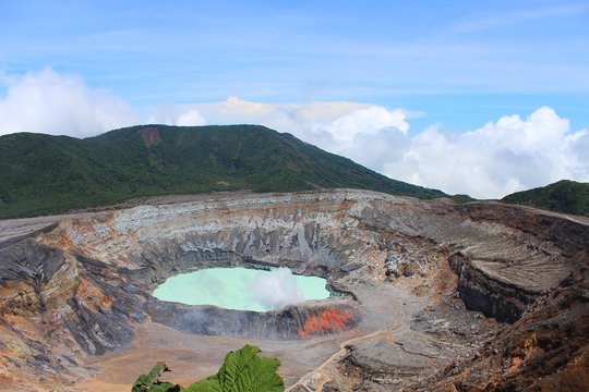 Poás volcano crater - Costa Rica