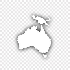 vector map of australia
