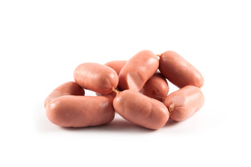 Homemade sausages from turkey