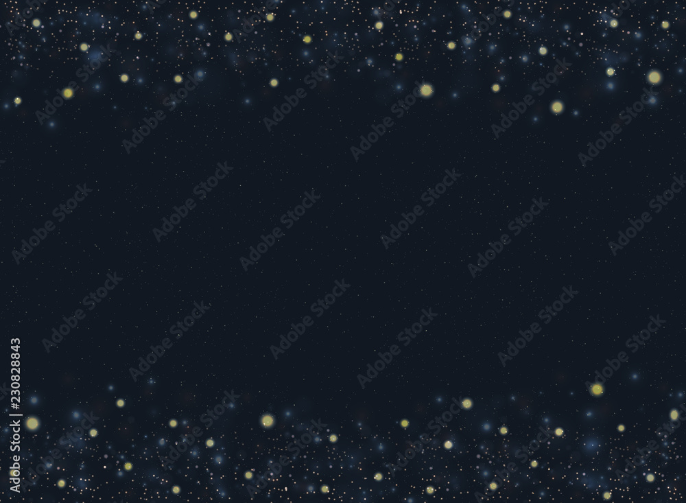 Poster sand dot pattern in christmas colorful bokeh pattern background.