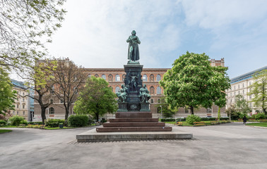 historical monument in vienna city austria