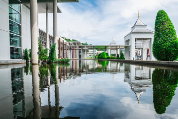 Water reflection in water