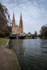 Fototapeta na wymiar Church in Strasbourg