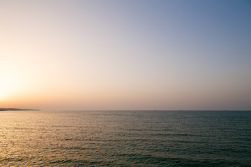 Fototapeta premium sunset over the sea