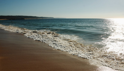 Beautiful ocean beach in Portugal