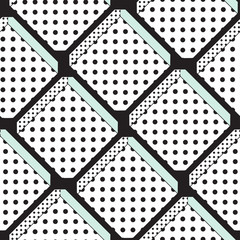 Vector seamless pattern with classic diagonal ornament