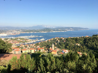 Obraz premium View of La Spezia, Liguria, Italy, Europe