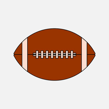 icon ball game of american football, the game of rugby