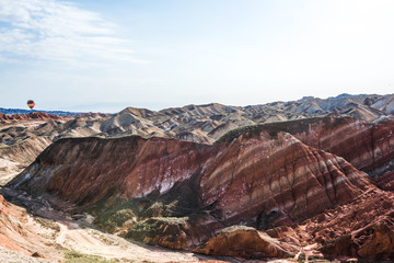 Obraz premium Danxia landform in Zhangye, China. Nature, Beauty