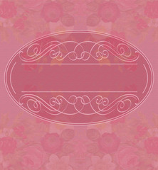 Romantic Floral frame