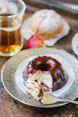 Sweet vegetarian mousse