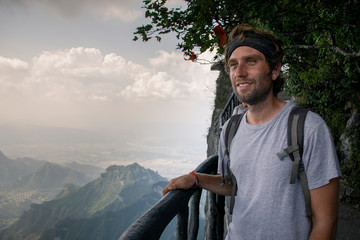 tourist in Yongding, Zhangjiajie, china