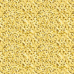 Abstract seamless pattern with golden glitter. Swatch is included in EPS file.