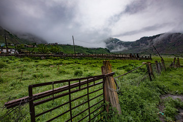 fence in the mountains of Georgia