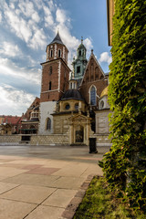 Krakow - Castle of Wawel is one of the main travel attractions - One of The Main symbol of Krakow