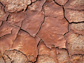 cracked clay