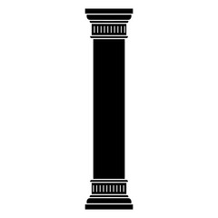 Column icon, logo on white background