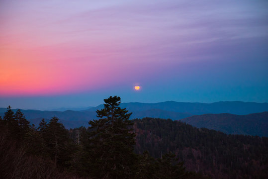 sunset moon © Amy K & Co