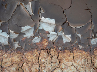 cracked clay