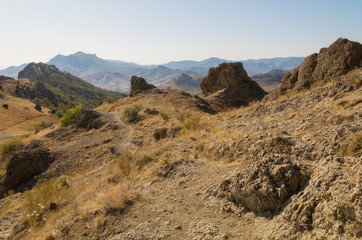 The top of the Karadag reserve. Second frame of the series.