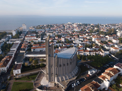 Aerial view Royan in France, department Charente Maritime