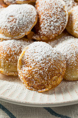 Homemade Dutch Poffertjes Pancakes