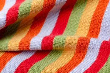 Colorful multi color fabric texture material cloth background
