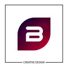 Initial Letter B Logo Template Design Vector Illustration