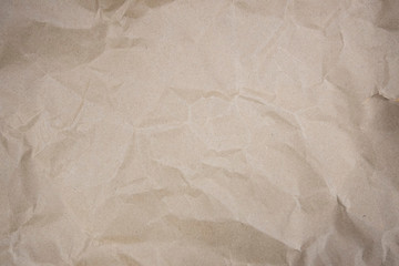 background of crumpled brown paper