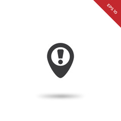 Placeholder alert vector icon