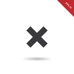 Fototapeta premium Multiply vector icon