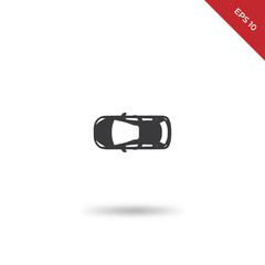 Car top vector icon