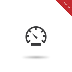 Speedometer vector icon