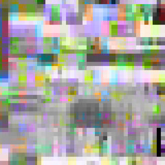 Abstract pattern with imitation of a grunge datamoshing texture. Vector image.