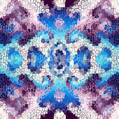 Seamless background pattern. Crackled grunge vintage surface. Vector image.