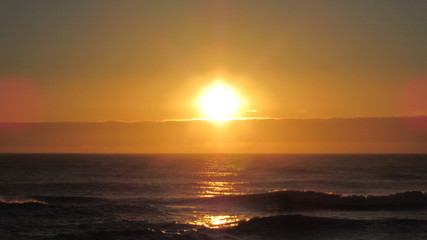 Obraz premium sunset over the sea