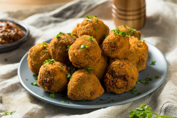 Fried Homemade Dutch Bitterballen