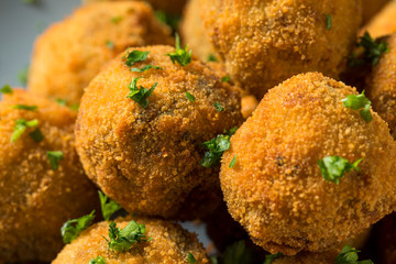 Fried Homemade Dutch Bitterballen