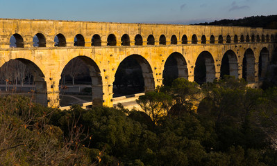 Fototapeta premium Pont du Gard in France