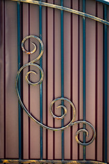 beautiful decorative metal elements forged wrought iron gates