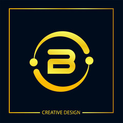 Initial Letter B Logo Template Design Vector Illustration