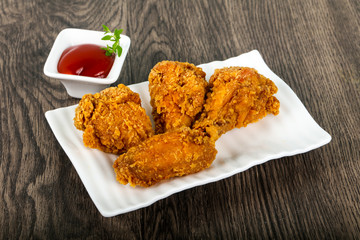 Crispy chicken wings