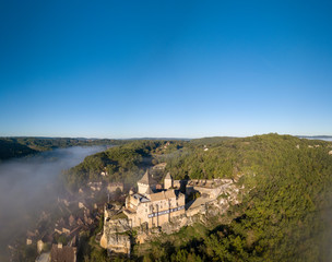 Fototapeta na wymiar Castle of Castelnaud, Castelnaud, Dordogne, Aquitaine, France