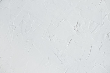 White plaster texture. Background of putty. The texture of the wall.