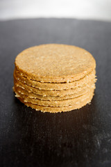 Commercial manufacturing and baking Oat Cakes No. 6